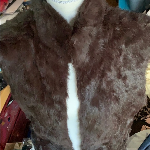 Adriennel Landau Vintage of her Self Rabbit Vest - Picture 3 of 7